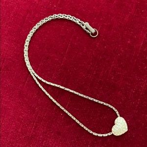 GUC Swarovski Heart Necklace